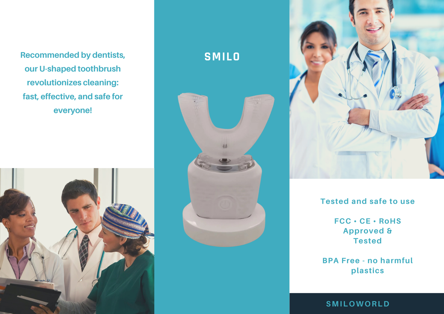 U-Shaped Automatic Toothbrush - Smilo